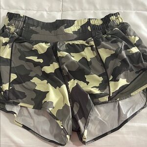 Lululemon Athletica Camo Print Shorts
